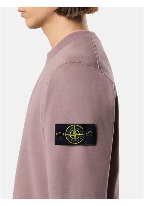 6100060 sweatshirt man gray purple STONE ISLAND | L1S15 6100060 S0051V008F